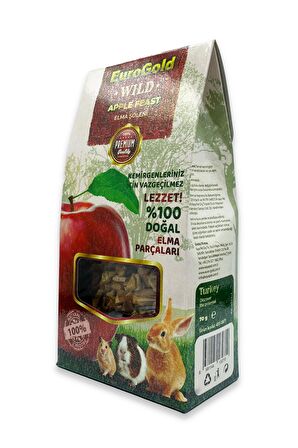 Eurogold Wild Apple Feast Tavşan, Hamster, Ginepig Kemirgen Elma Parçacıkları 70gr